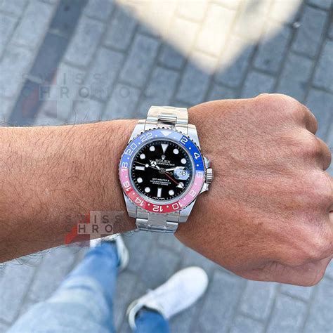 rolex pepsi on oyster bracelet